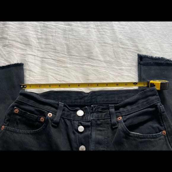 Vintage Black Distressed Levi’s - Picture 2 of 6